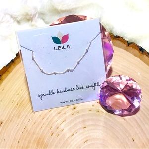 Leila Satellite choker necklace sterling silver new in package